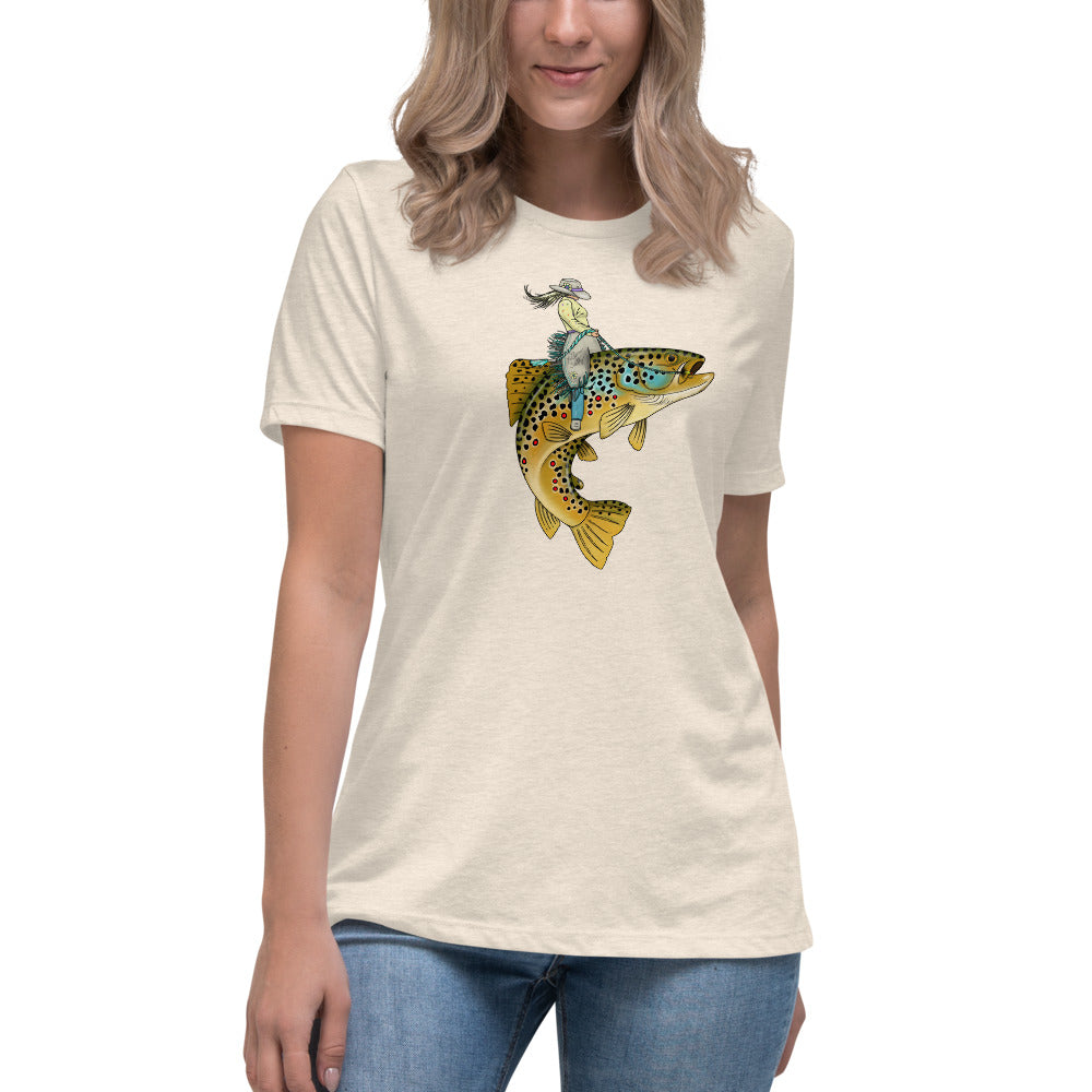 Lady Trout Wrangler Fitted T-Shirt