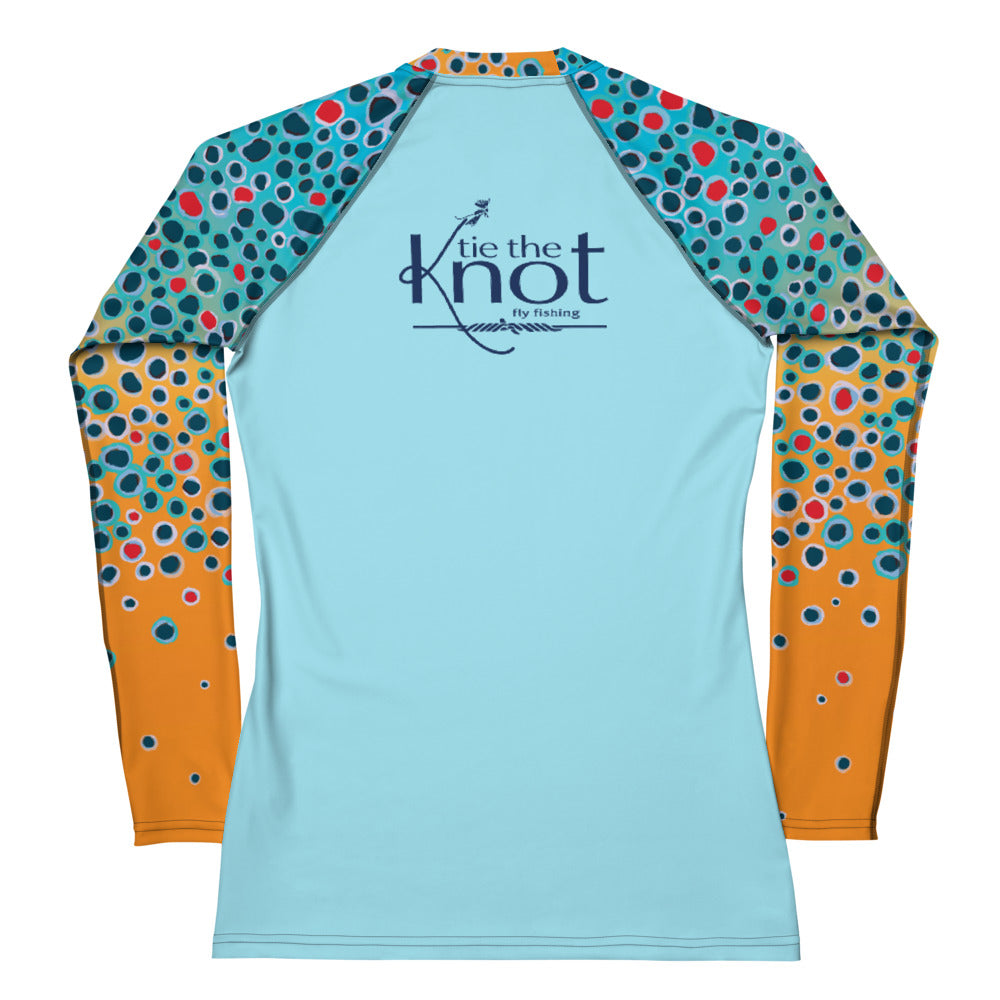 Tie the Knot Trout Print Fishing Shirt – Yellow Sally