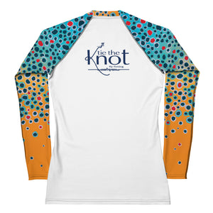 Tie The Knot Brown Trout Fishing Shirt