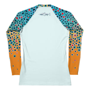 Brown Trout, white logo t-shirt  Fly fishing shirts, Fishing