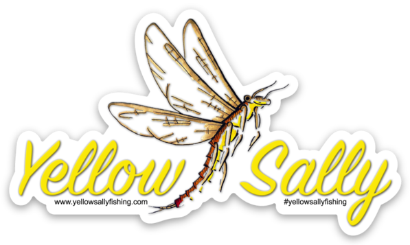 Yellow Sally Sticker