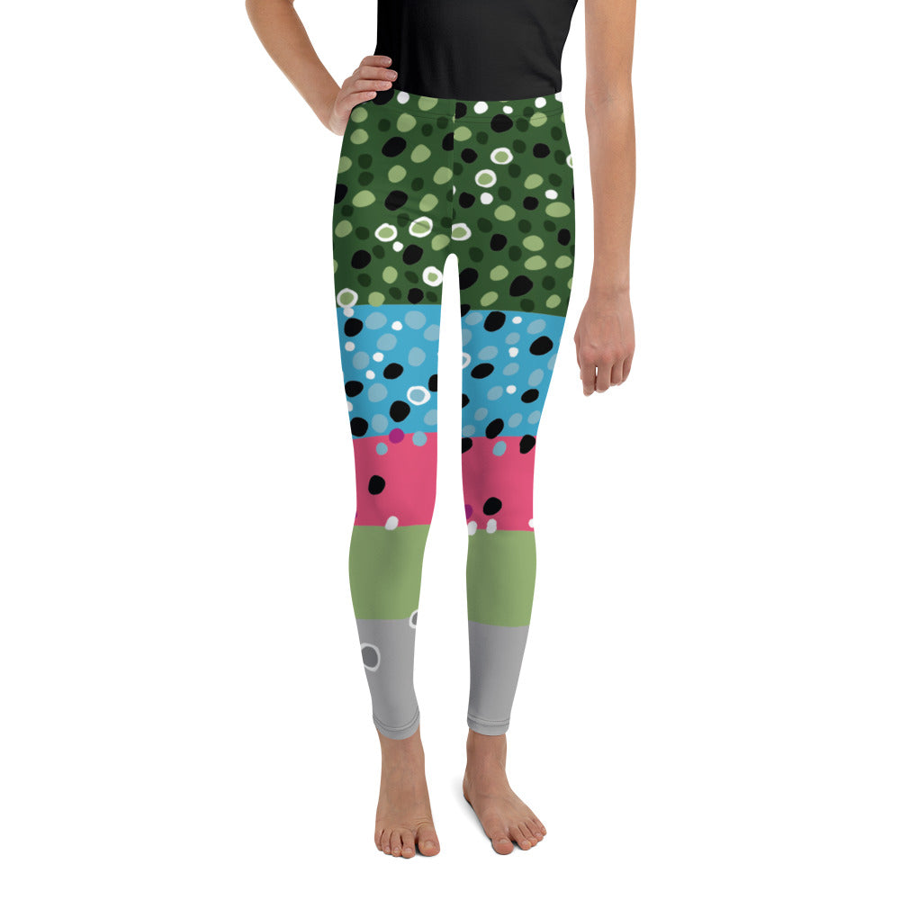 Rainbow Trout Youth Leggings (8-20) – Yellow Sally
