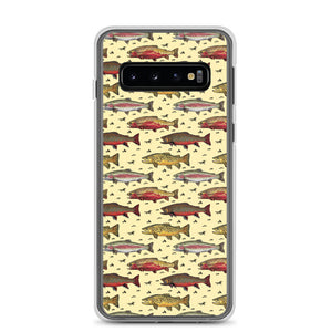 Trout Party Samsung Case Yellow