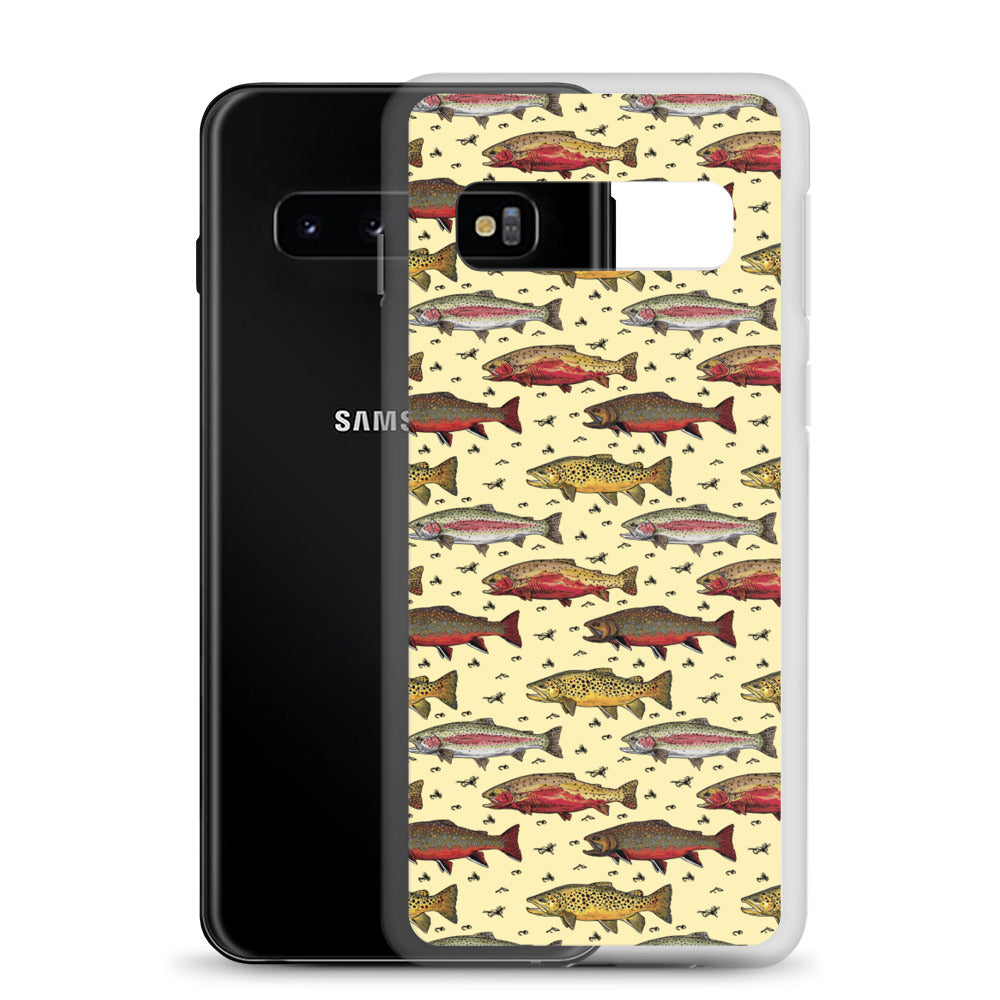 Trout Party Samsung Case Yellow