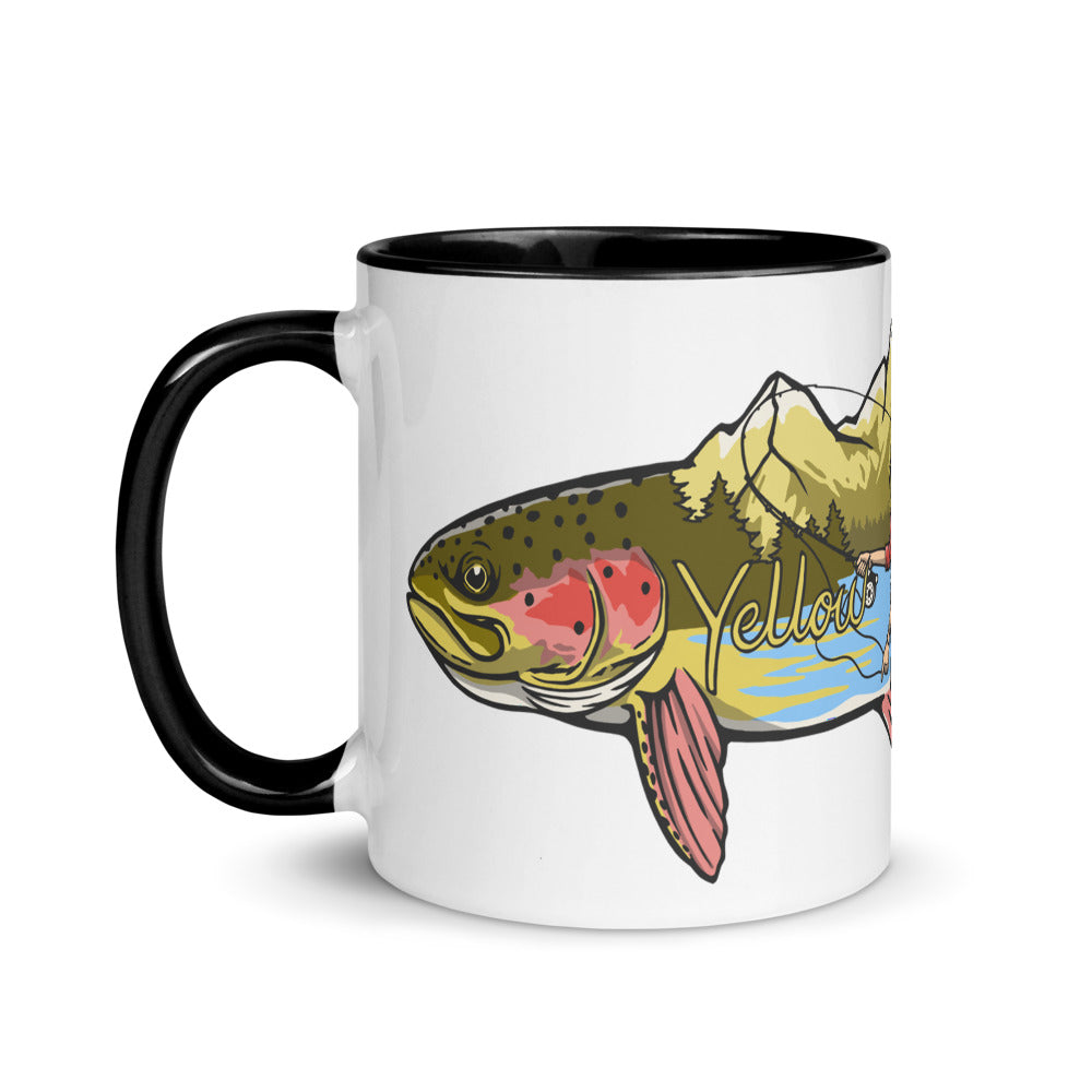 Trout Mug with Color Inside