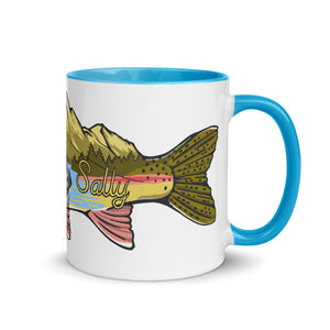 Trout Mug with Color Inside