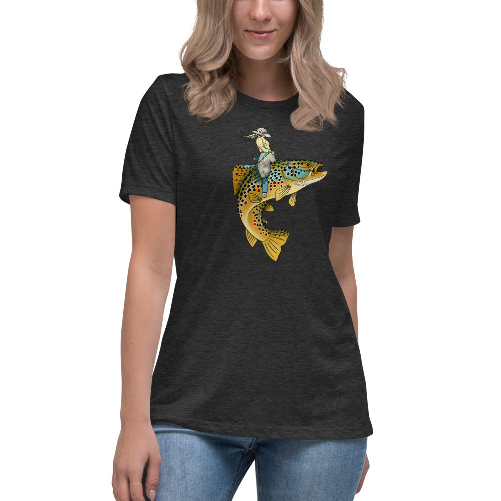 Lady Trout Wrangler Fitted T-Shirt